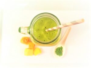 Green tea matcha smoothie